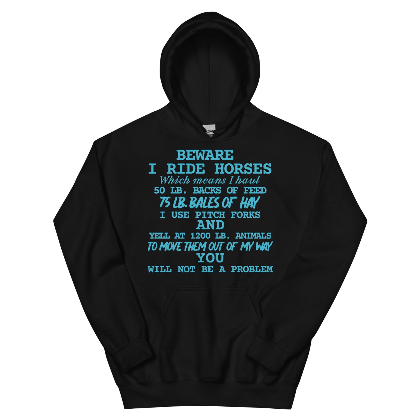 I Ride Horses Hoodie