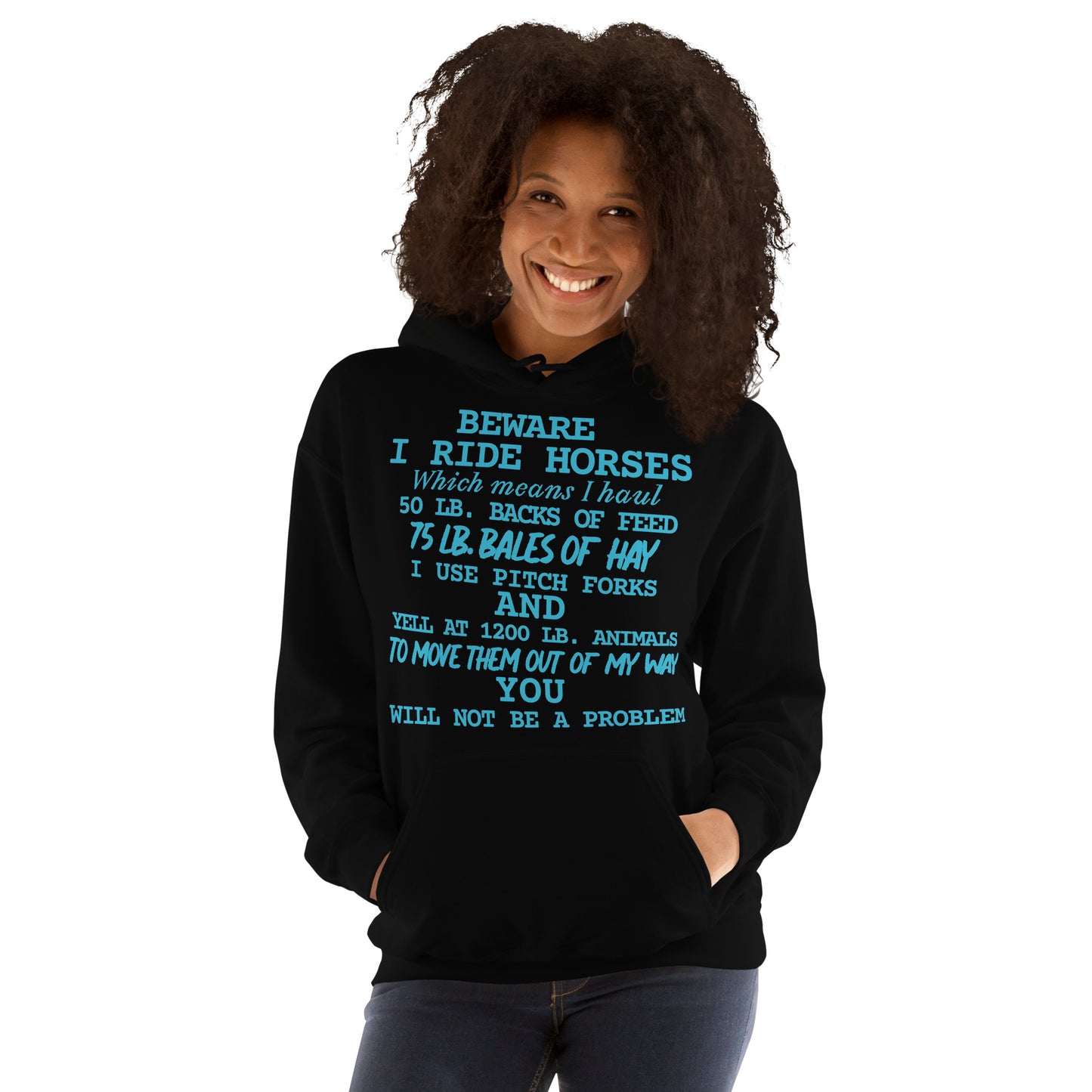 I Ride Horses Hoodie