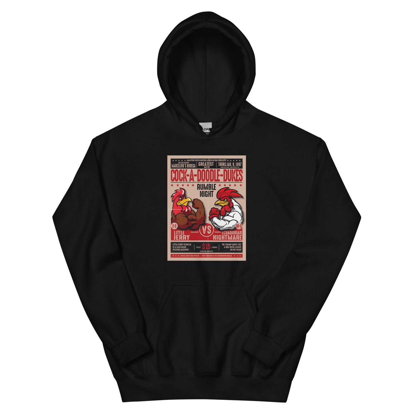 Little Jerry Fight Poster Hoodie