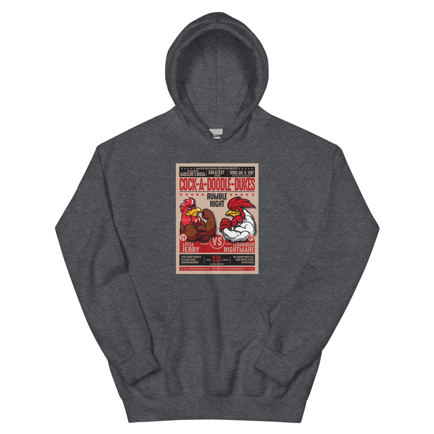 Little Jerry Fight Poster Hoodie