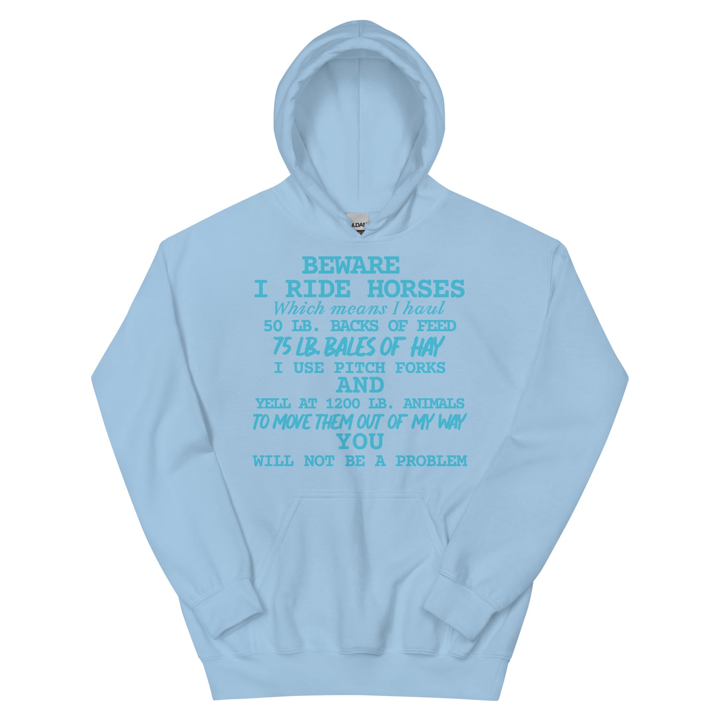 I Ride Horses Hoodie