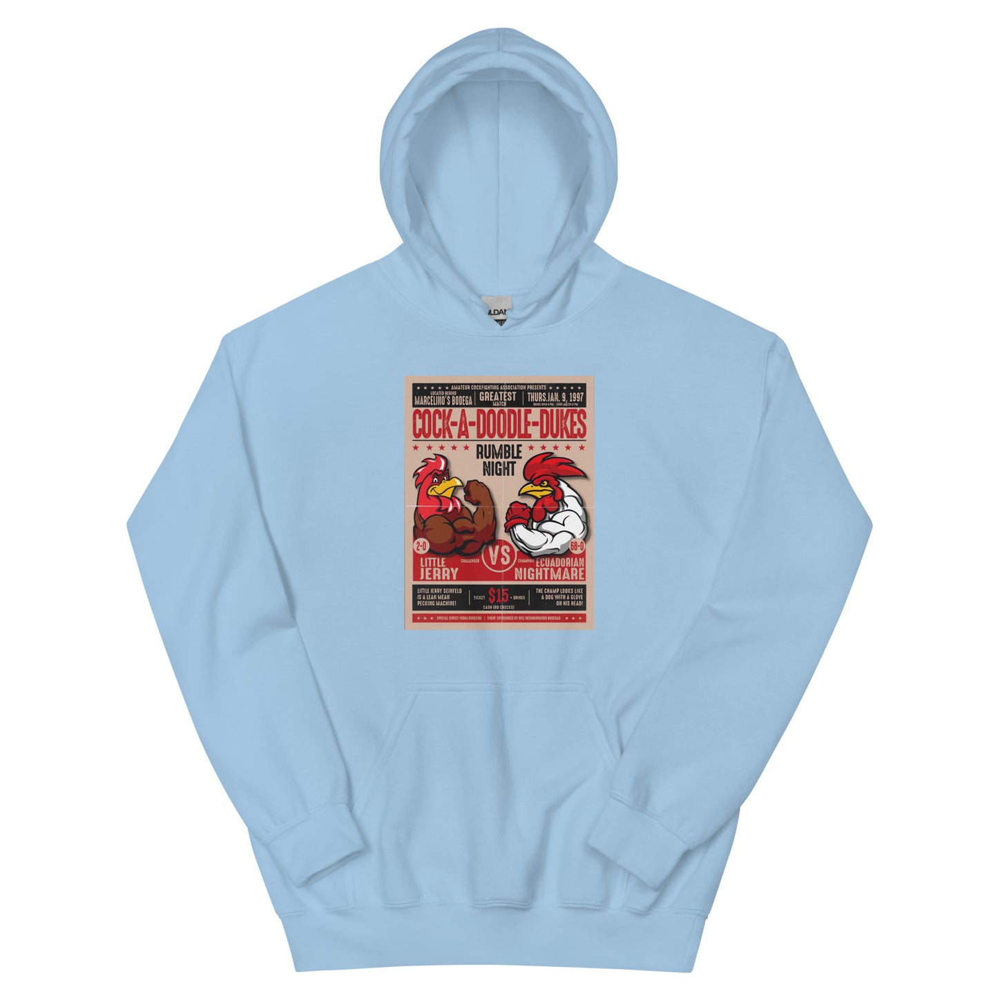 Little Jerry Fight Poster Hoodie