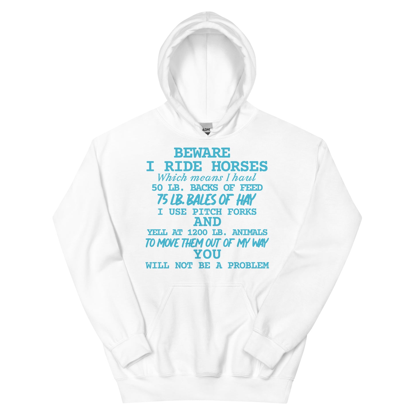 I Ride Horses Hoodie