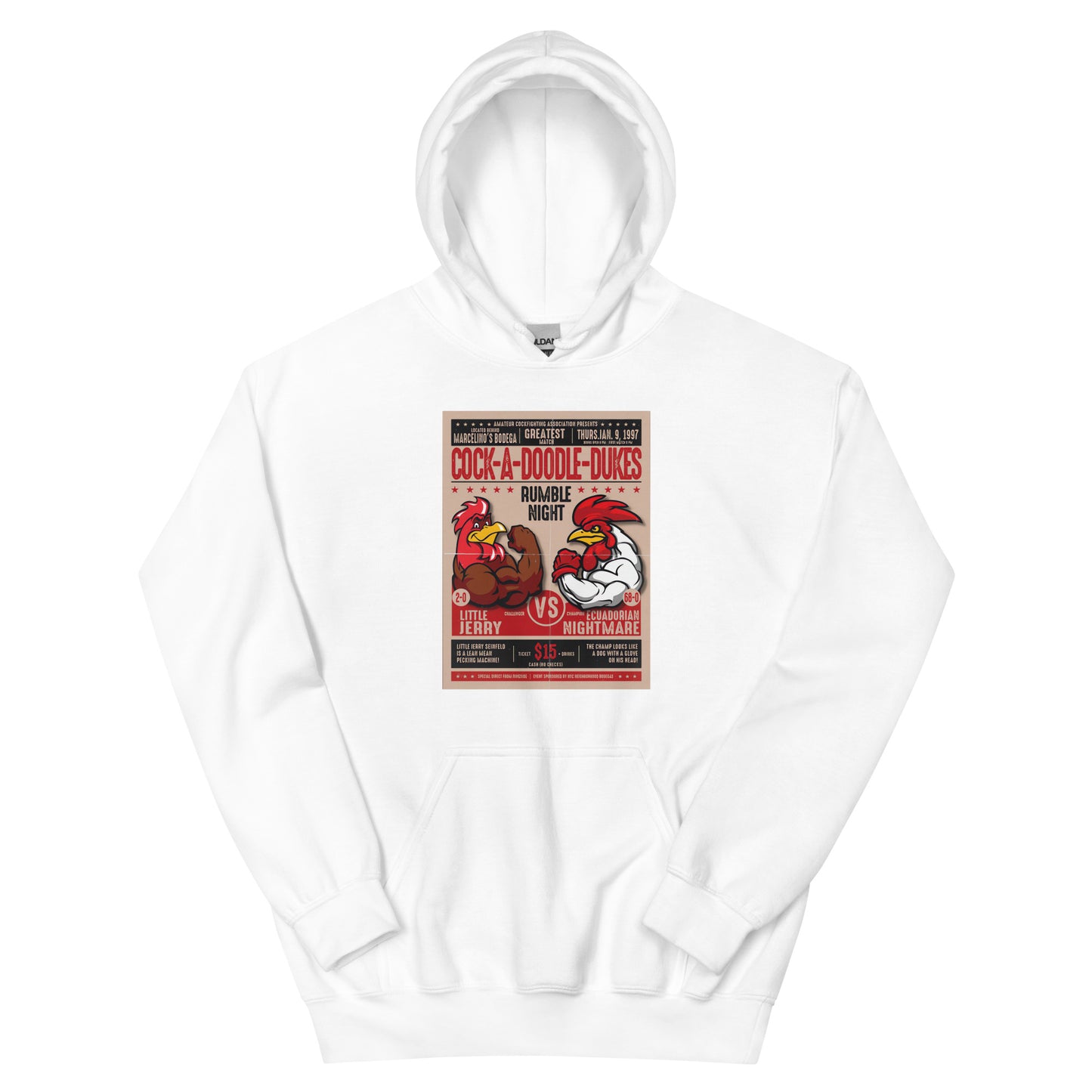 Little Jerry Fight Poster Hoodie