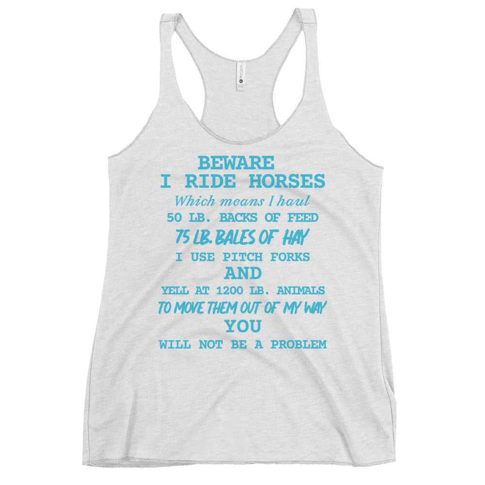 I Ride Horses Tank