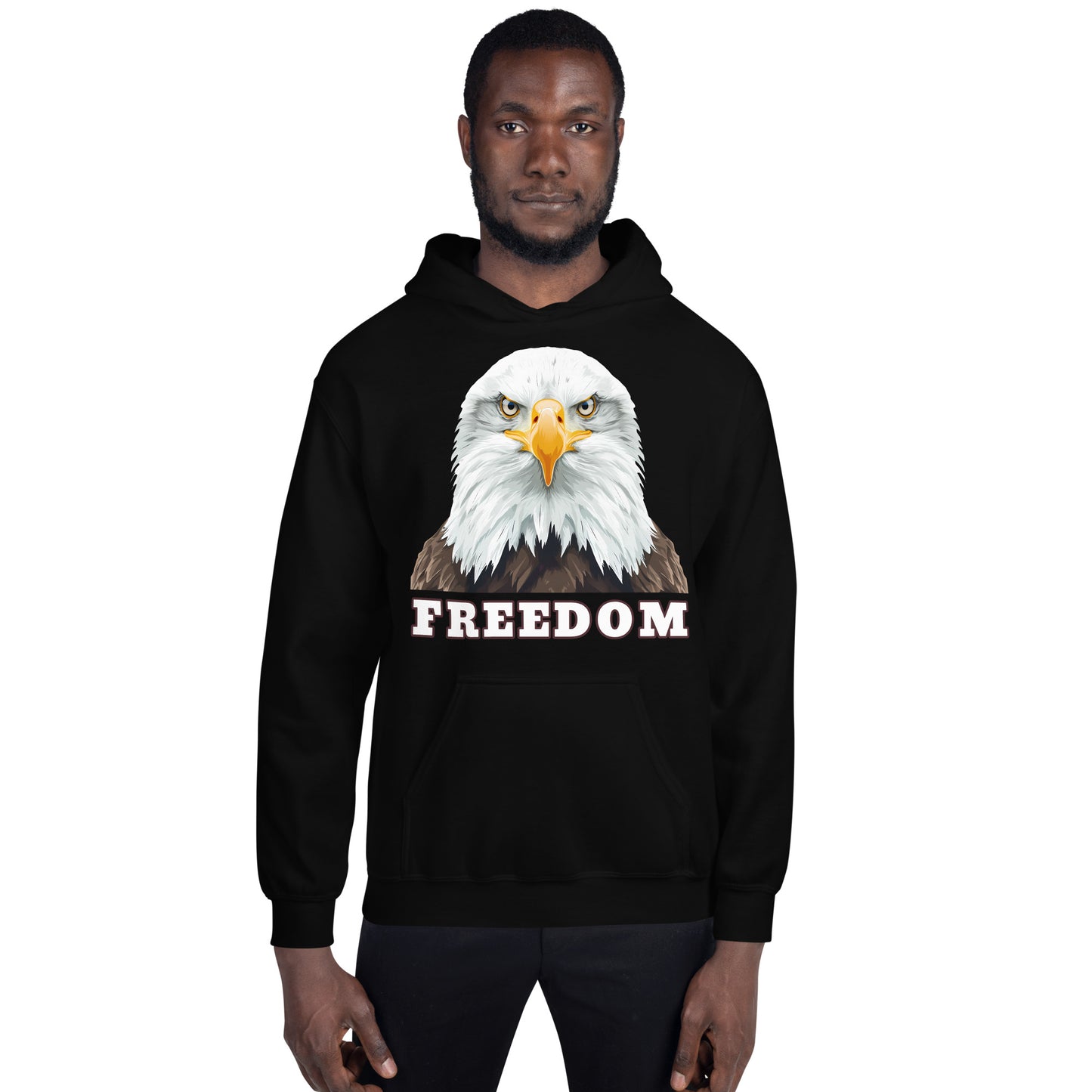 Bald FREEDOM Eagle Hoodie