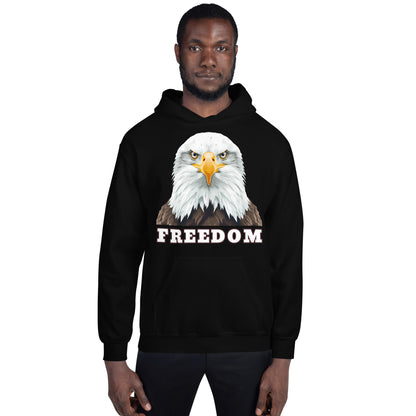 Bald FREEDOM Eagle Hoodie