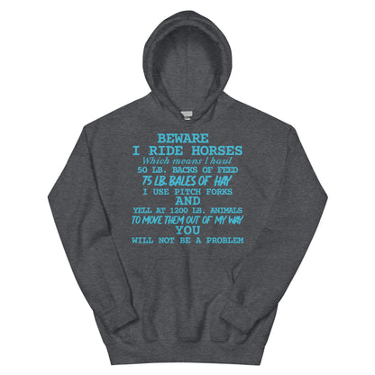 I Ride Horses Hoodie