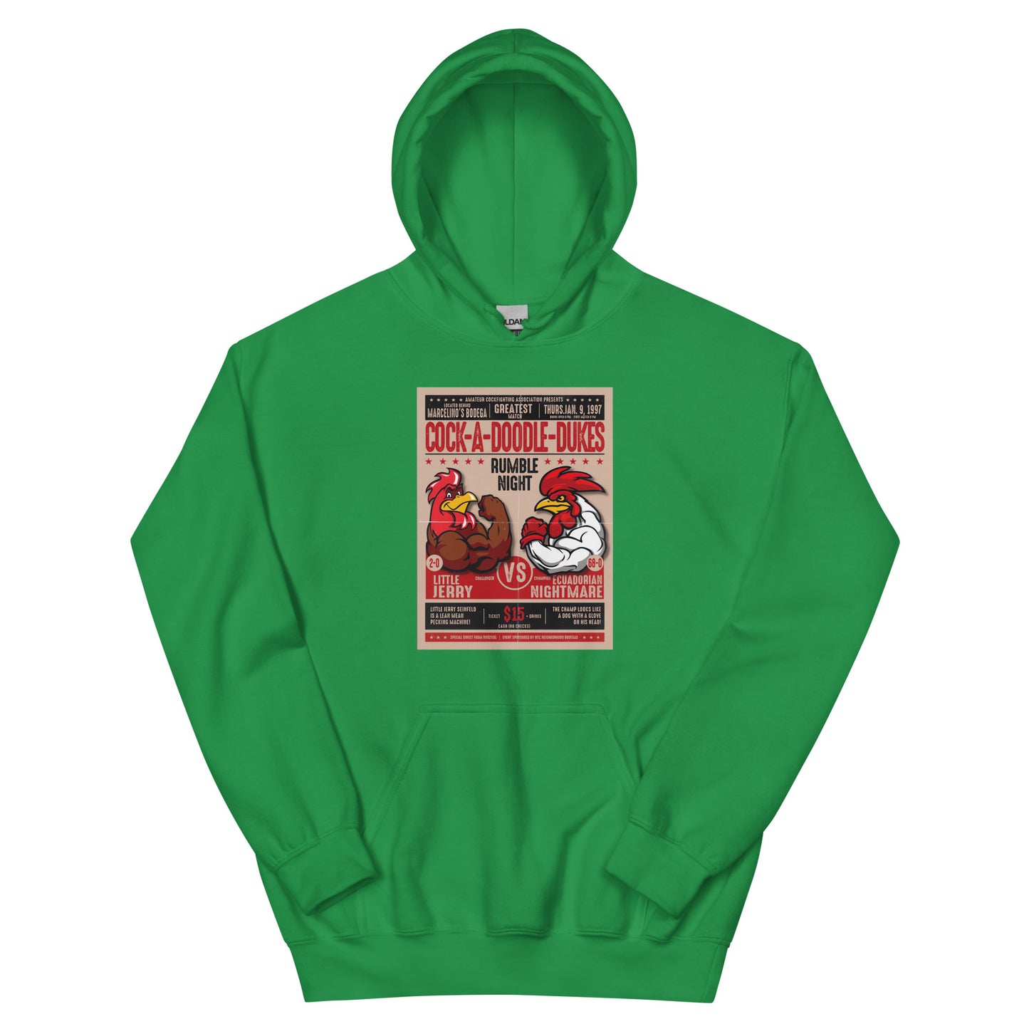 Little Jerry Fight Poster Hoodie