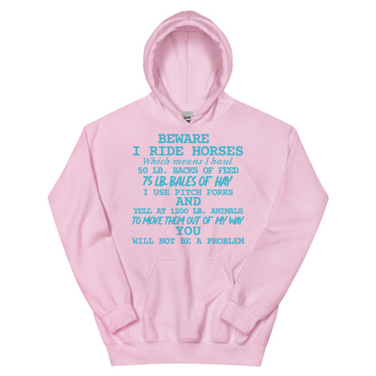 I Ride Horses Hoodie