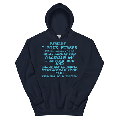 I Ride Horses Hoodie