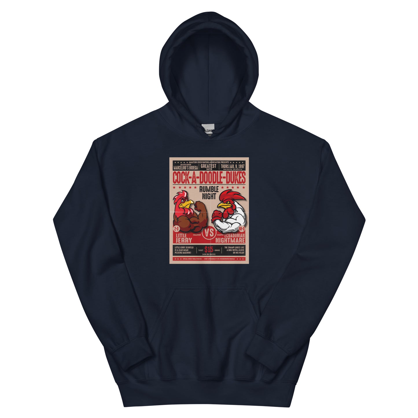Little Jerry Fight Poster Hoodie