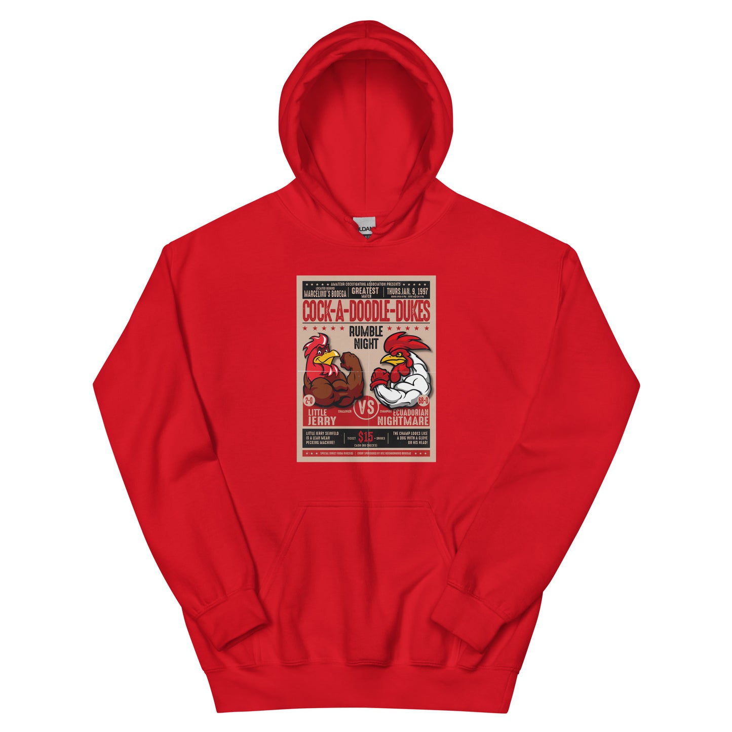 Little Jerry Fight Poster Hoodie