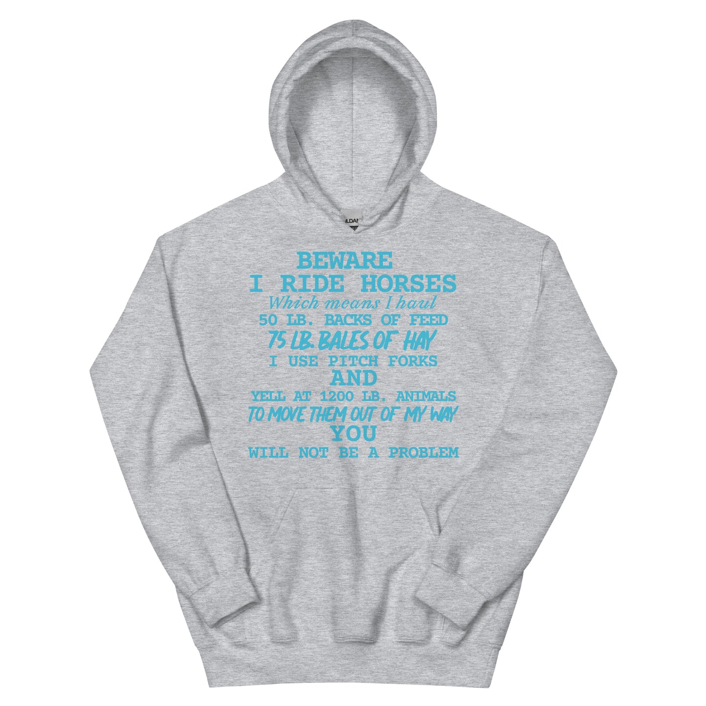 I Ride Horses Hoodie