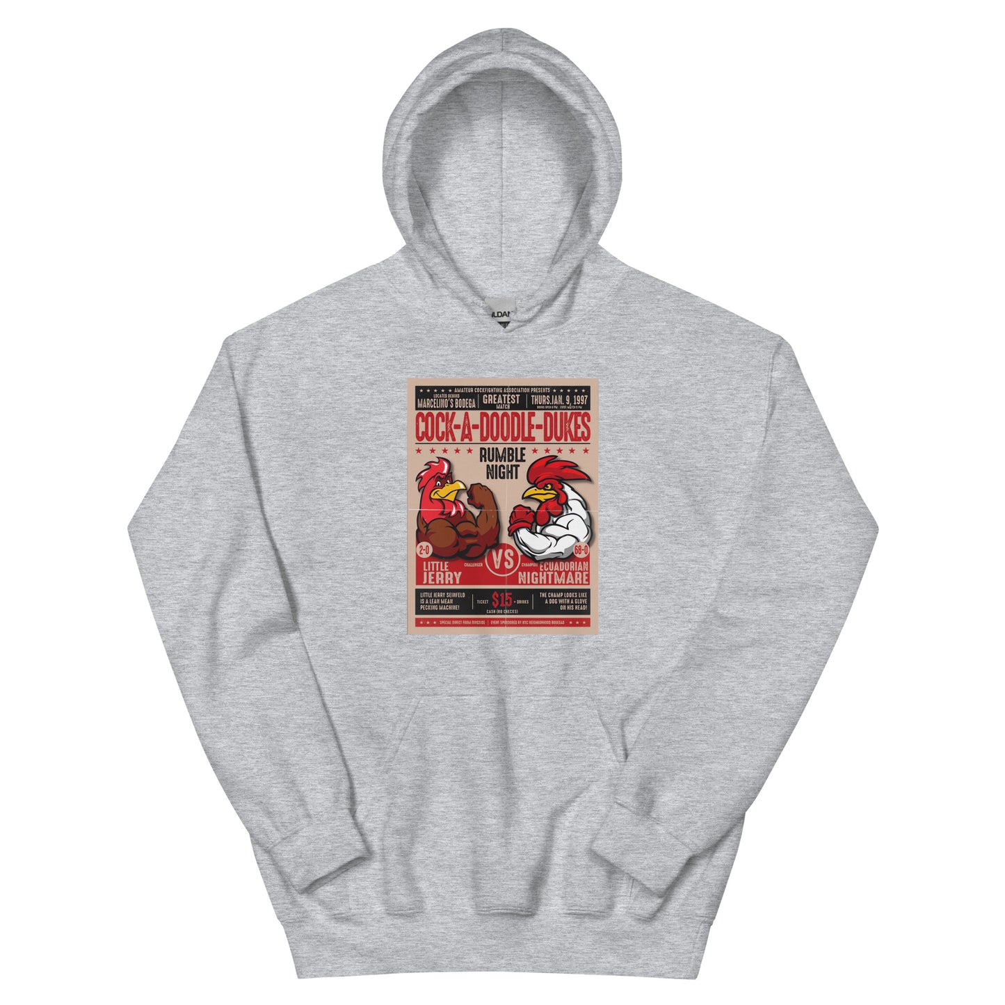 Little Jerry Fight Poster Hoodie