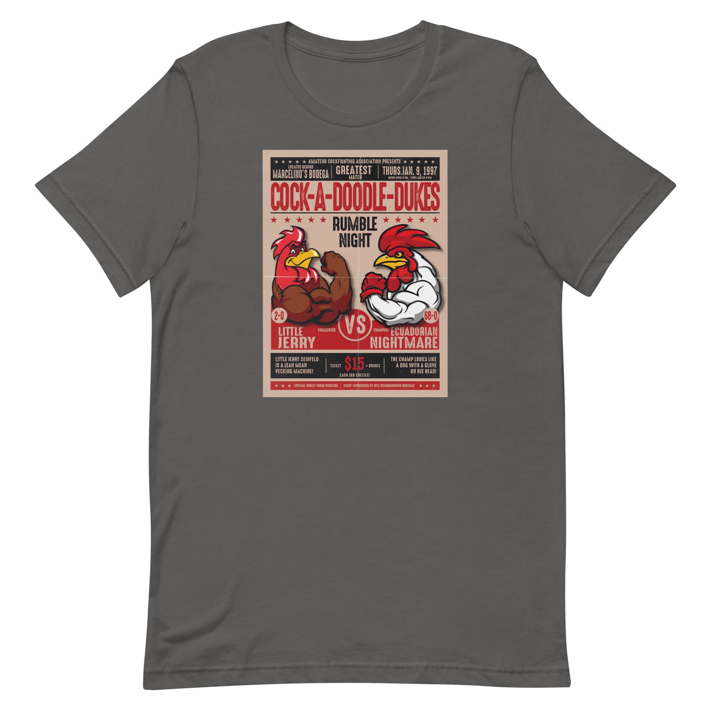 Little Jerry Fight Poster T-shirt