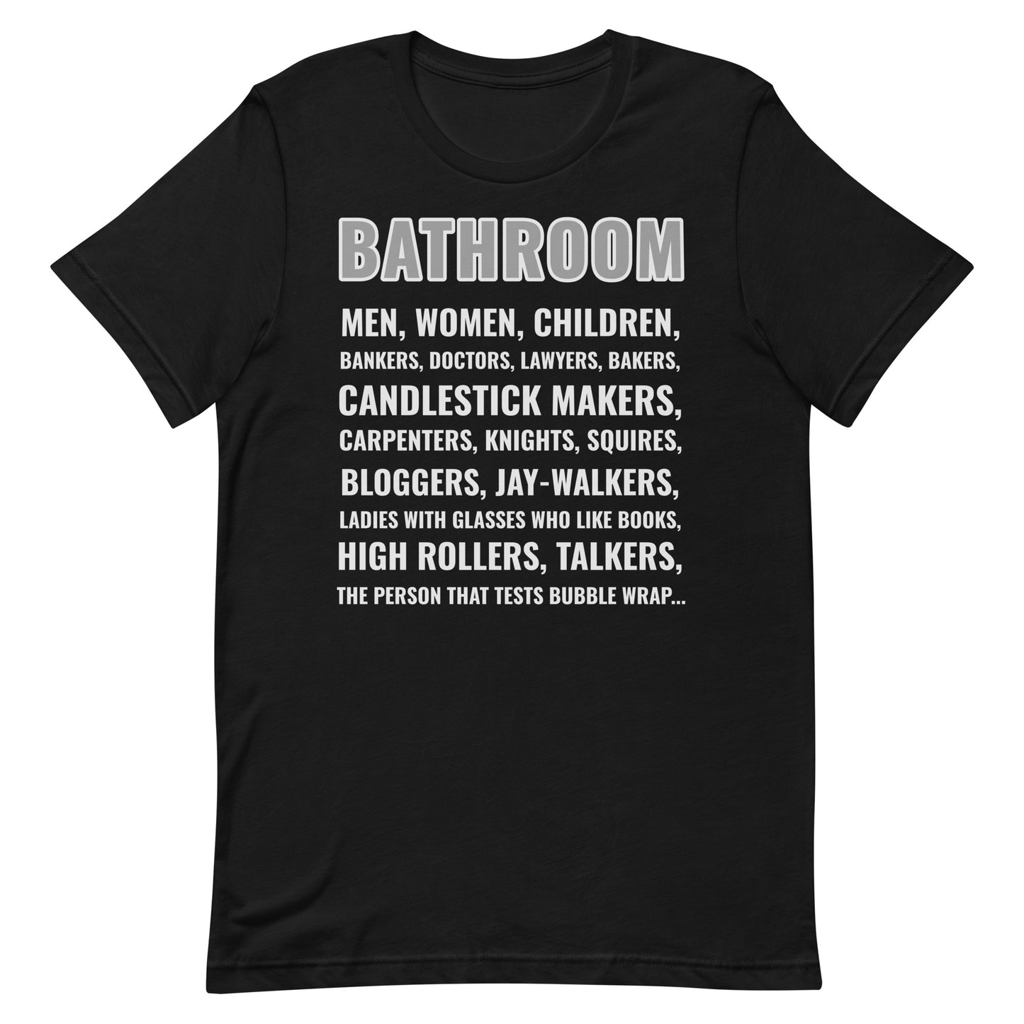 Bathroom T-shirt