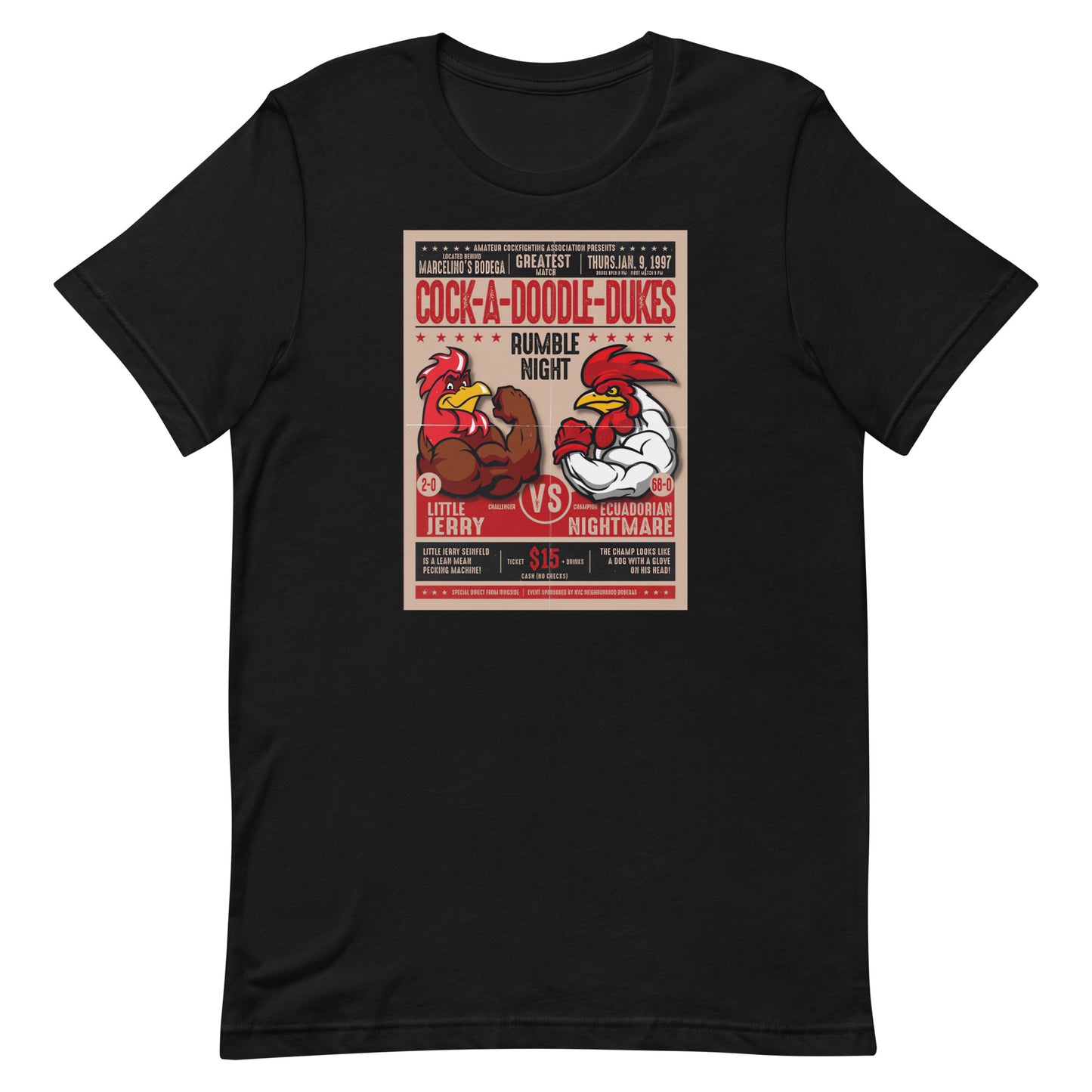 Little Jerry Fight Poster T-shirt