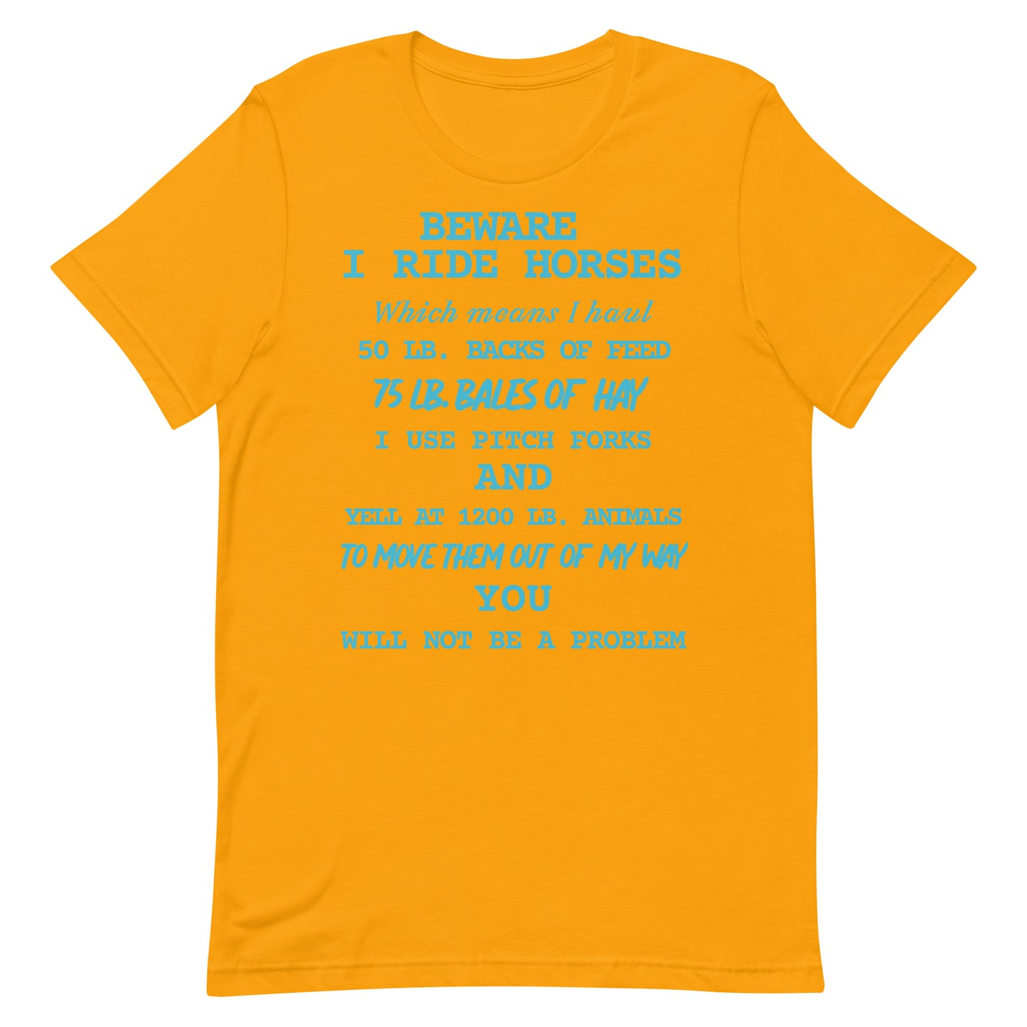 I Ride Horses T-shirt