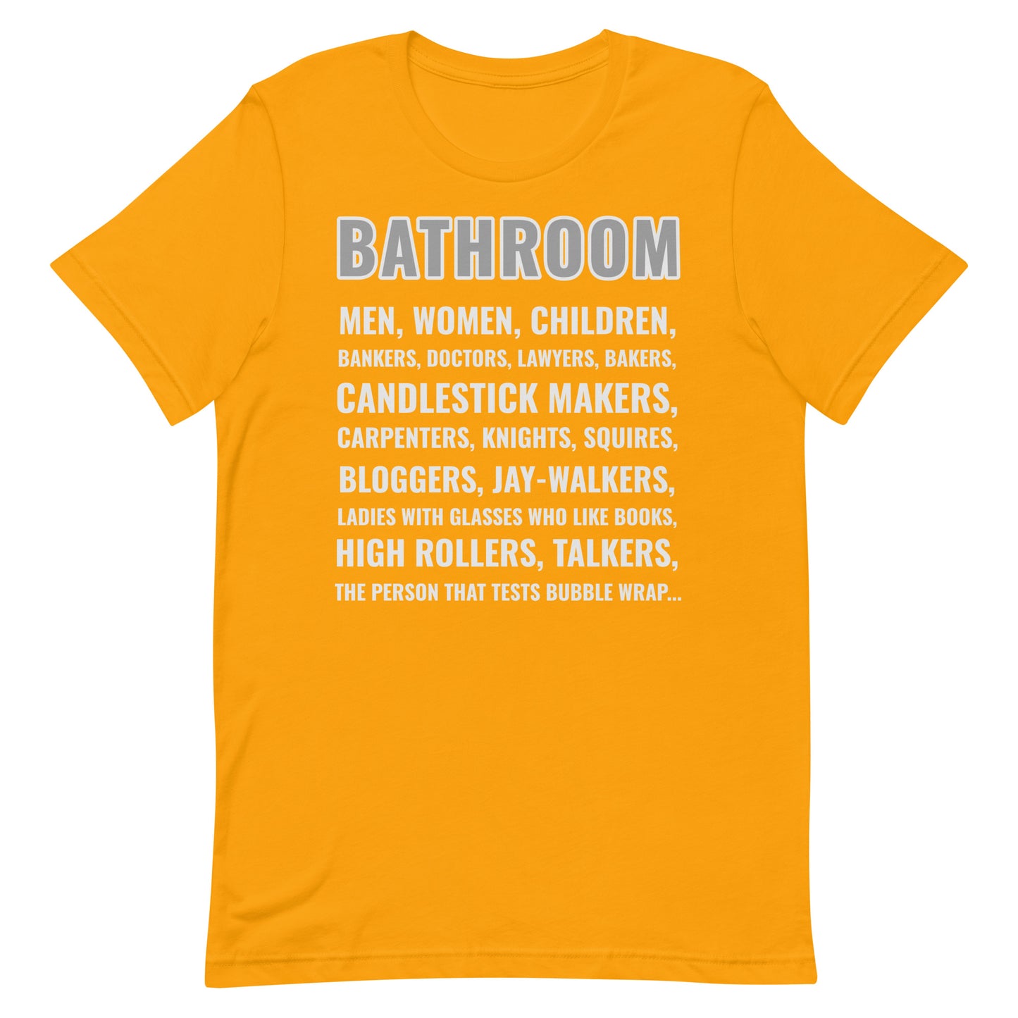 Bathroom T-shirt