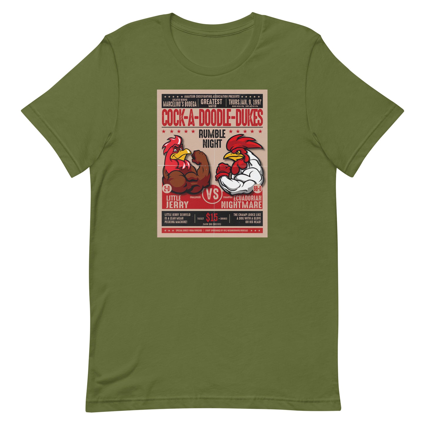 Little Jerry Fight Poster T-shirt