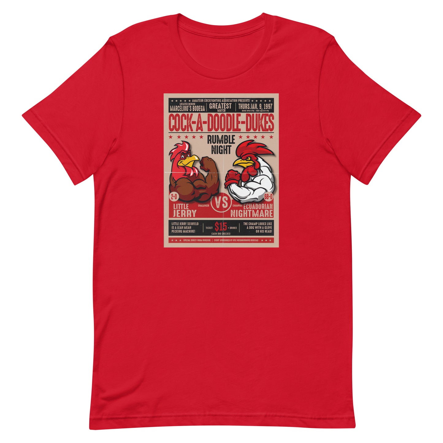 Little Jerry Fight Poster T-shirt