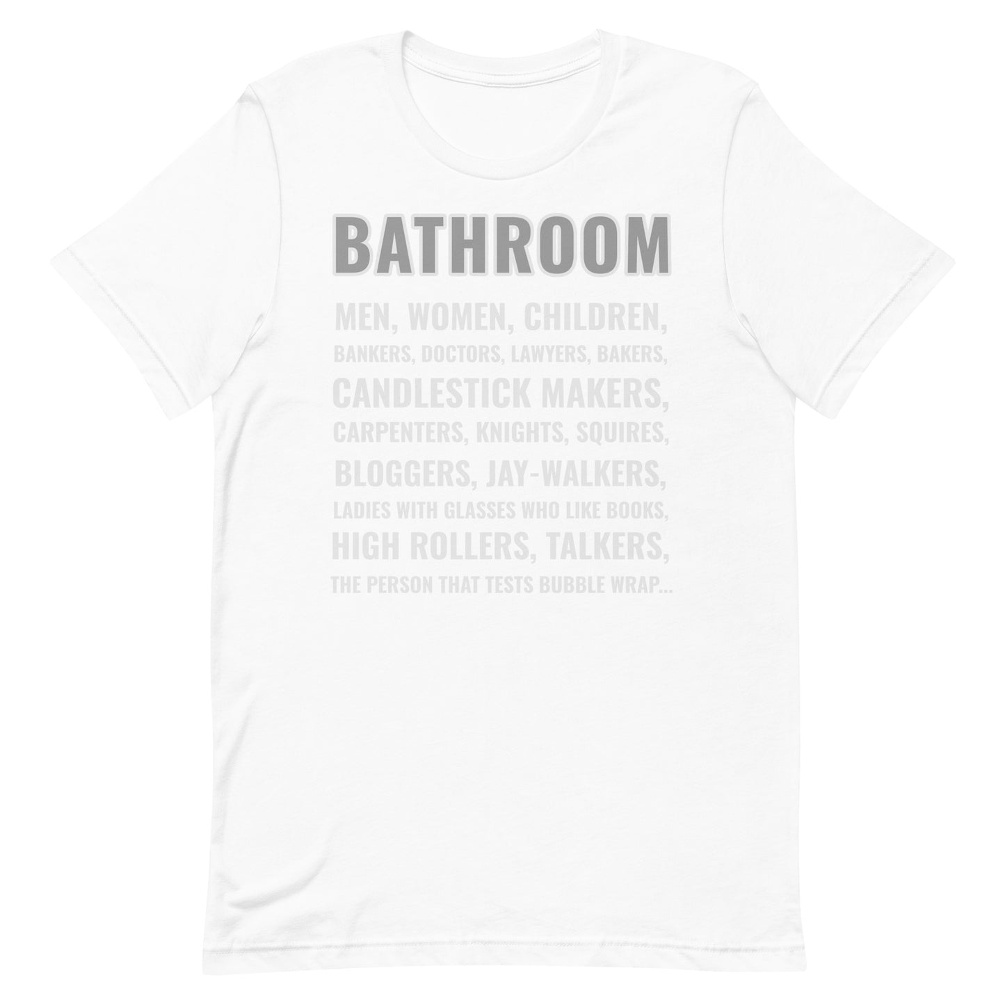 Bathroom T-shirt