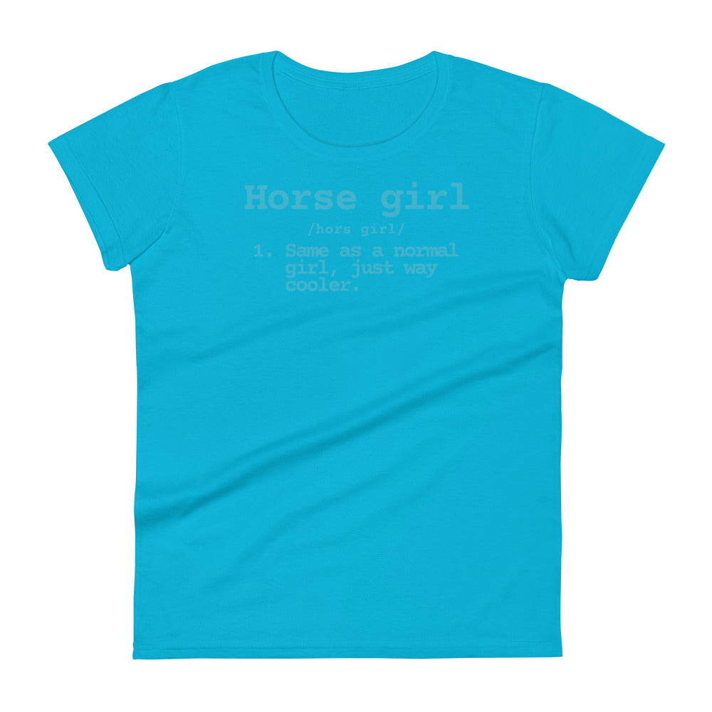 Horse Girl W T-shirt