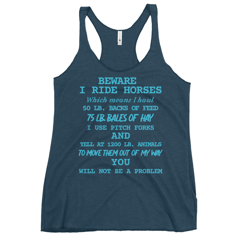 I Ride Horses Tank