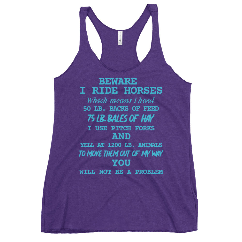 I Ride Horses Tank