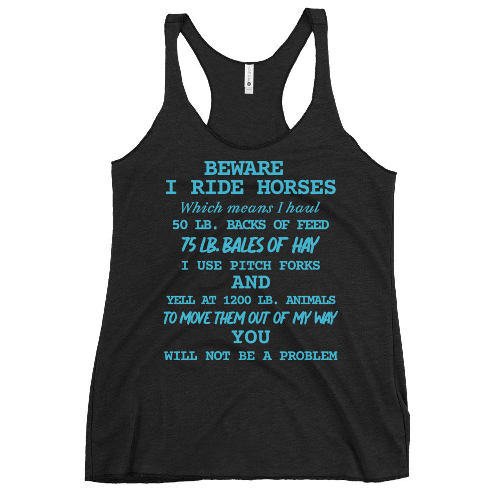 I Ride Horses Tank