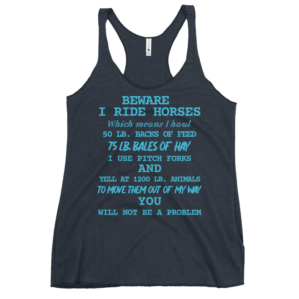 I Ride Horses Tank