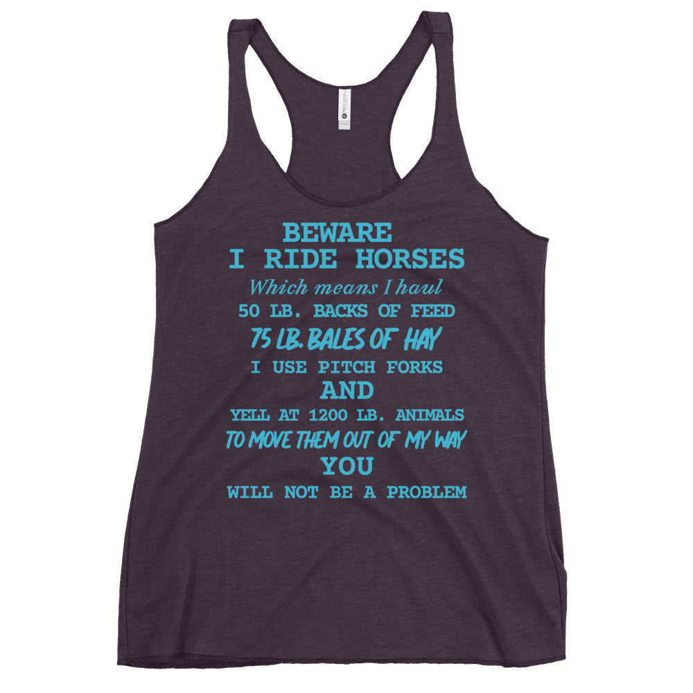I Ride Horses Tank